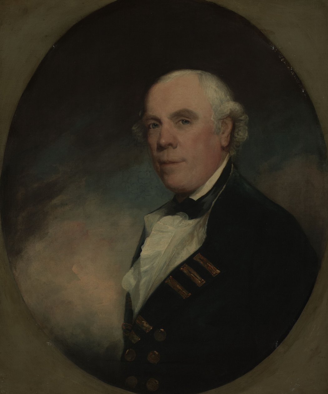 Den ærede Samuel Barrington (1729/1730-1800) af Gilbert Stuart
