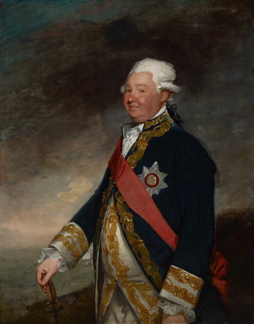 Viceadmiral Edward Hughes af Gilbert Stuart