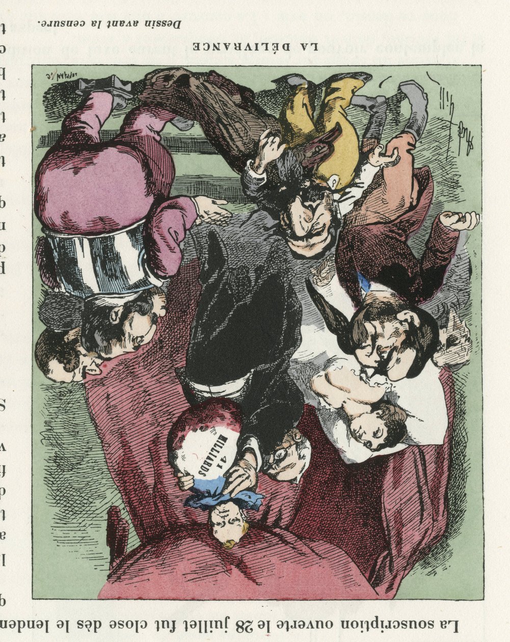 Illustration af Louis Alexandre Gosset de Guines dit Gill (1840-1885) til forsiden af L
