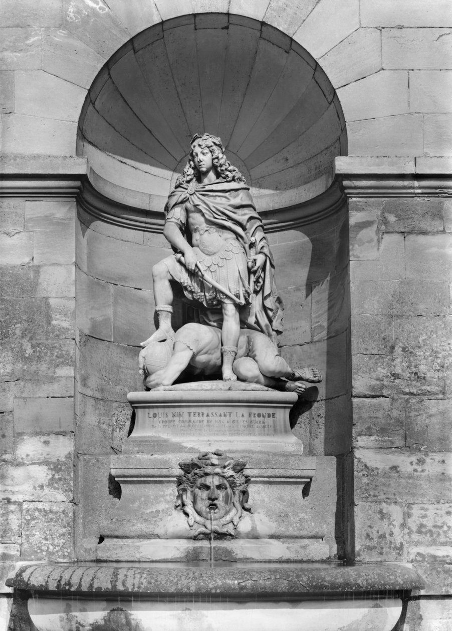 Ludvig XIV trampede på Fronde, 1654 af Gilles Guerin