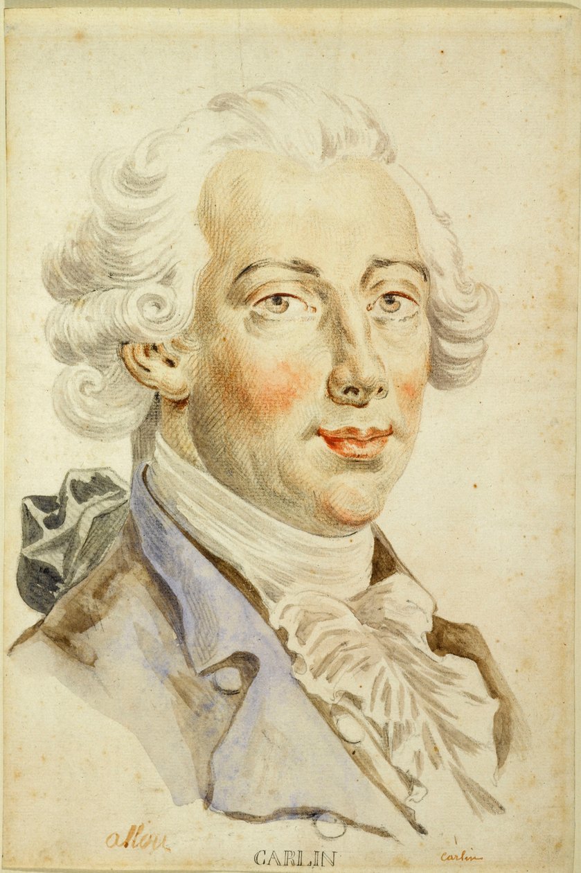 Portræt af Carlo Antonio Bertinazzi 1710-1783, 1740