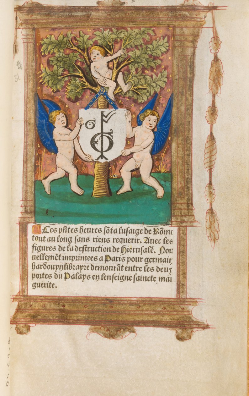 Timebog, fransk, 1518-21 af Gilles Hardouyn