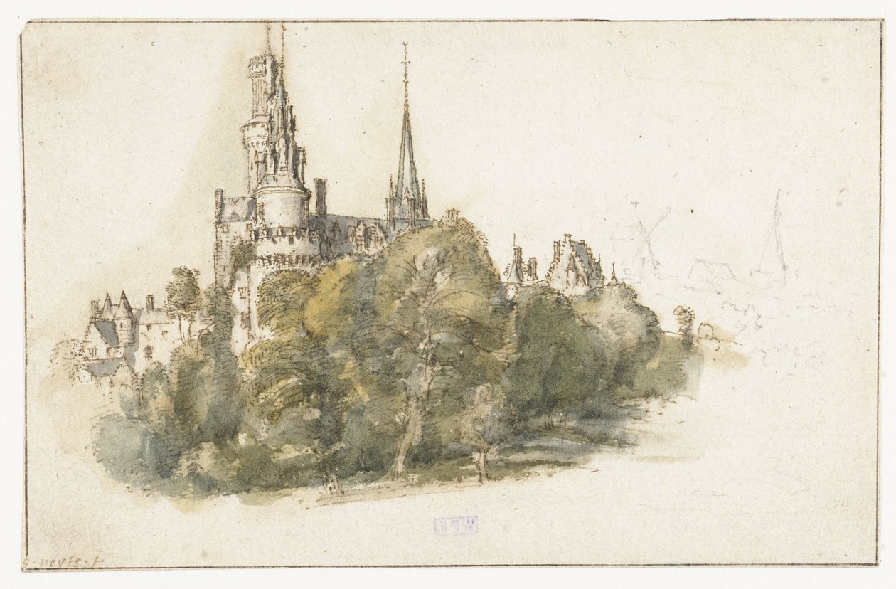 Udsigt over Château d