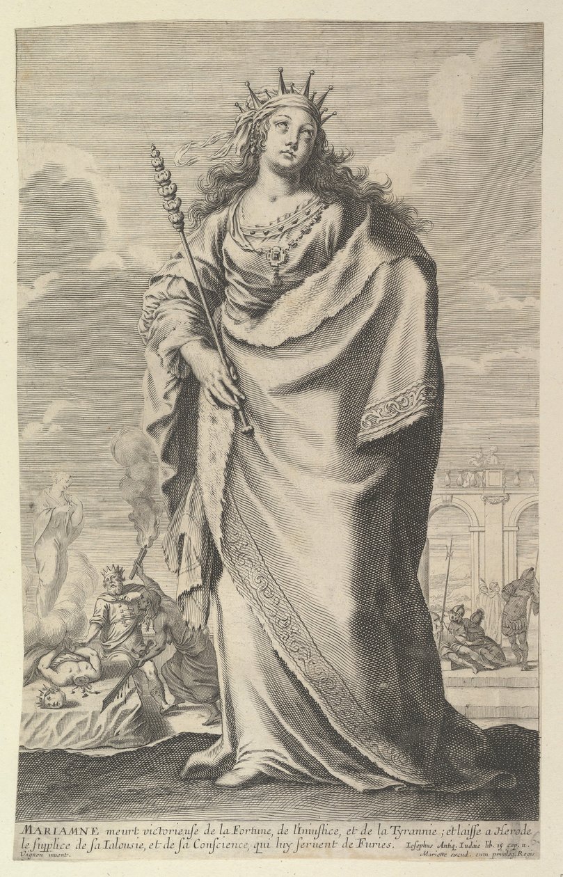 Marianne, 1647. Skaber: Gilles Rousselet, Abraham Bosse. af Gilles Rousselet and Abraham Bosse