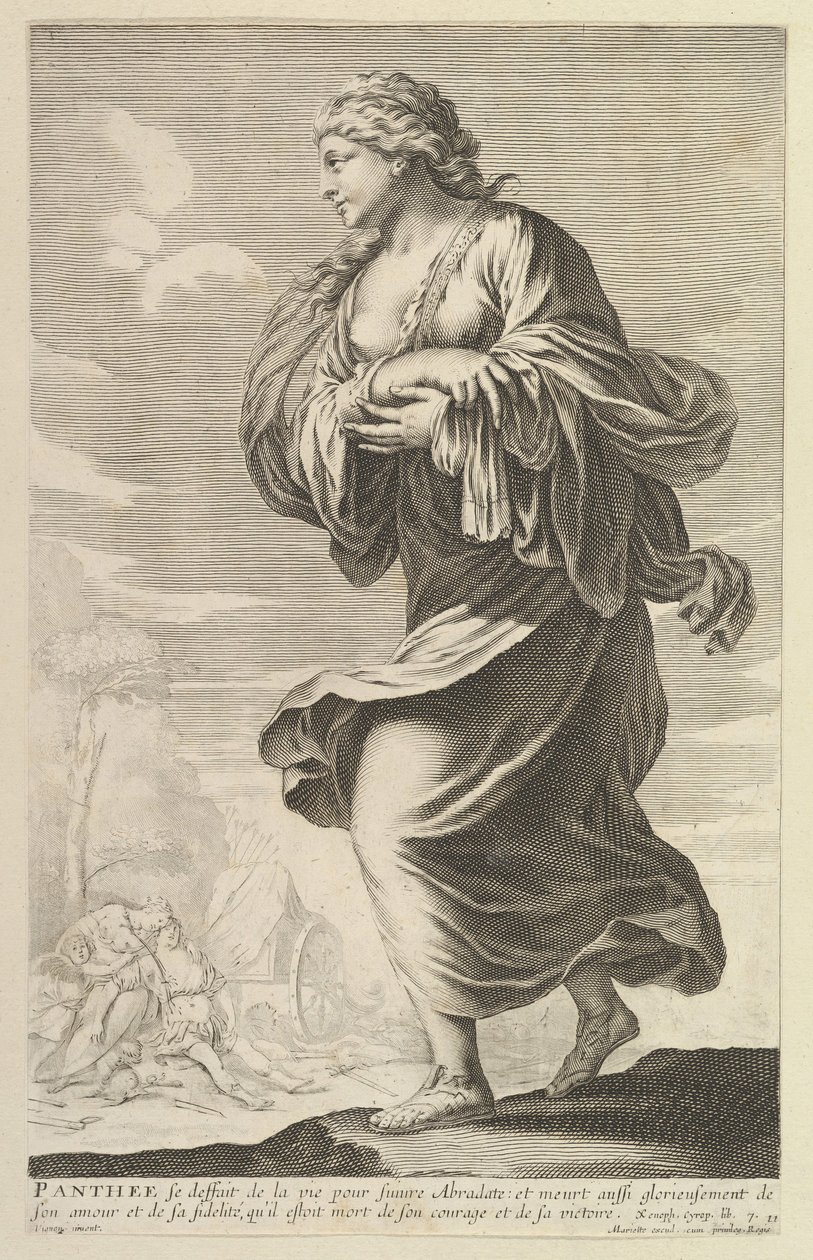 Pantheus, 1647. Skaber: Gilles Rousselet, Abraham Bosse. af Gilles Rousselet and Abraham Bosse