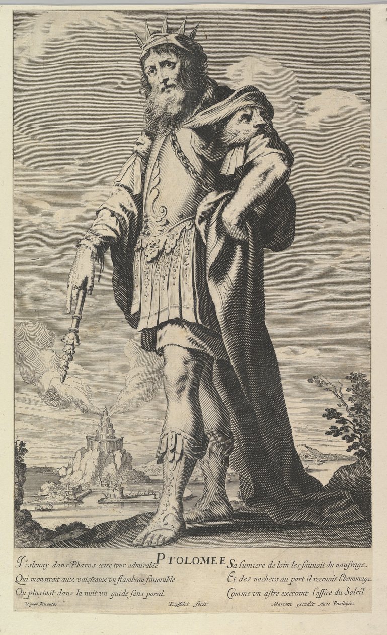 Ptolemæus, ca. 1639-40. Skaber: Gilles Rousselet, Abraham Bosse. af Gilles Rousselet and Abraham Bosse