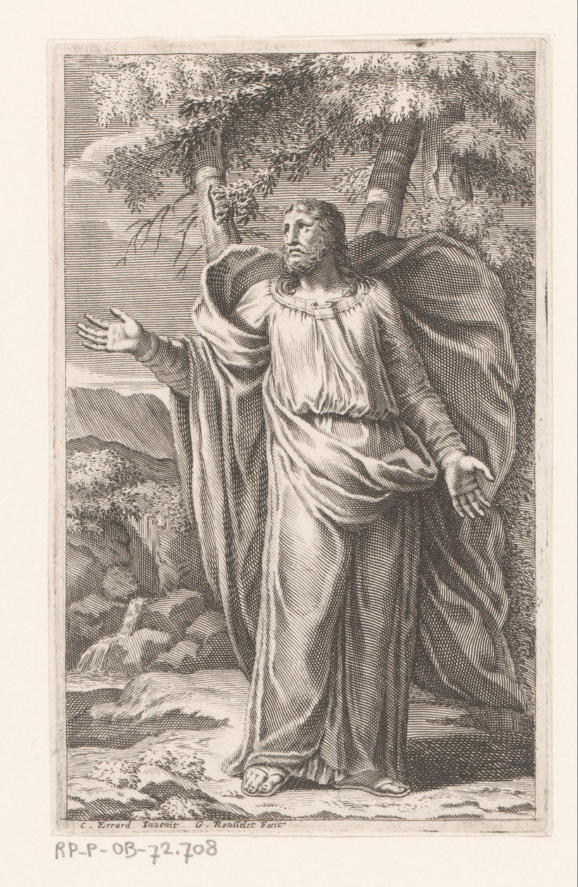 Kristus i ørkenen af Gilles Rousselet