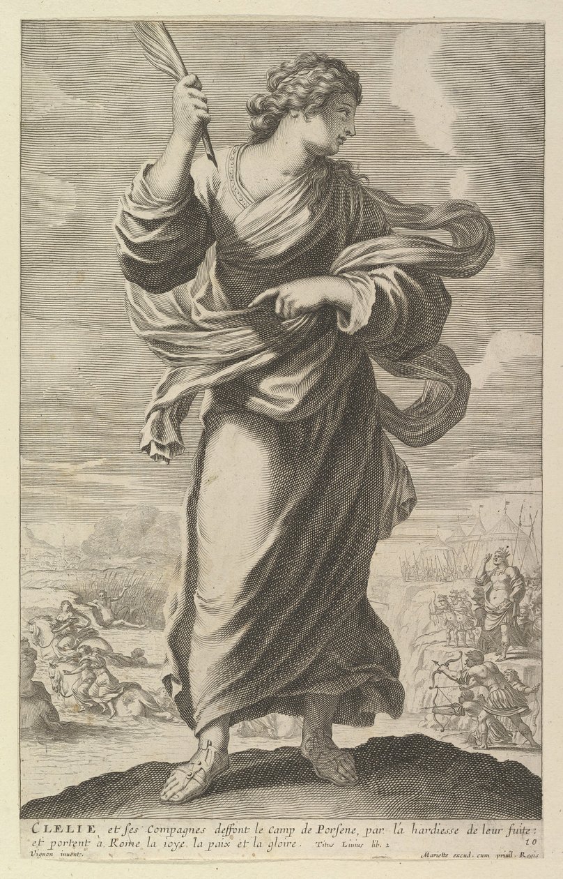 Clélie, 1647. Creators: Gilles Rousselet, Abraham Bosse.dani af Gilles Rousselet