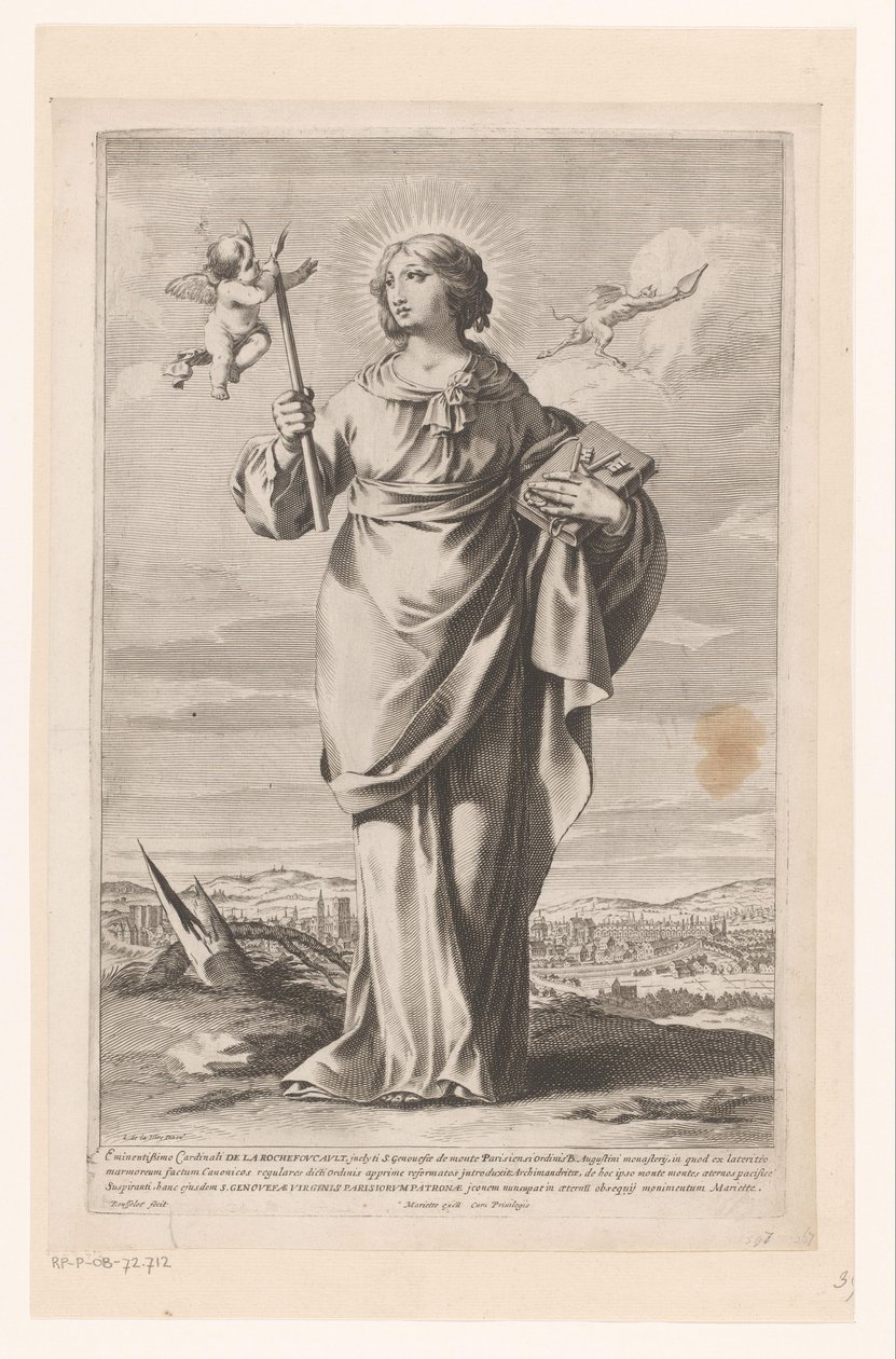 Saint Genoveva af Paris af Gilles Rousselet