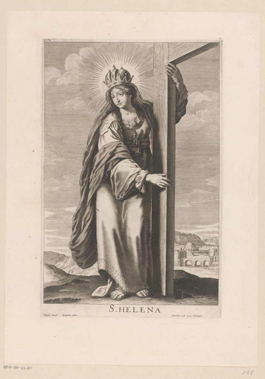 Sankt Helena ved korset af Gilles Rousselet