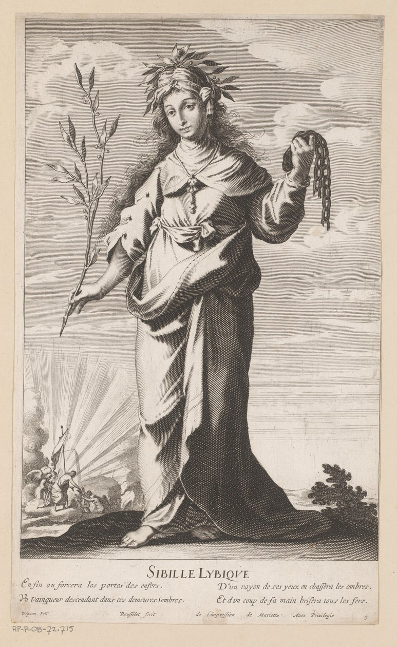 Libische sibille Sibylle Libyque (titel på objekt) Sibille (serietitel) The Sibyls (serietitel) af Gilles Rousselet