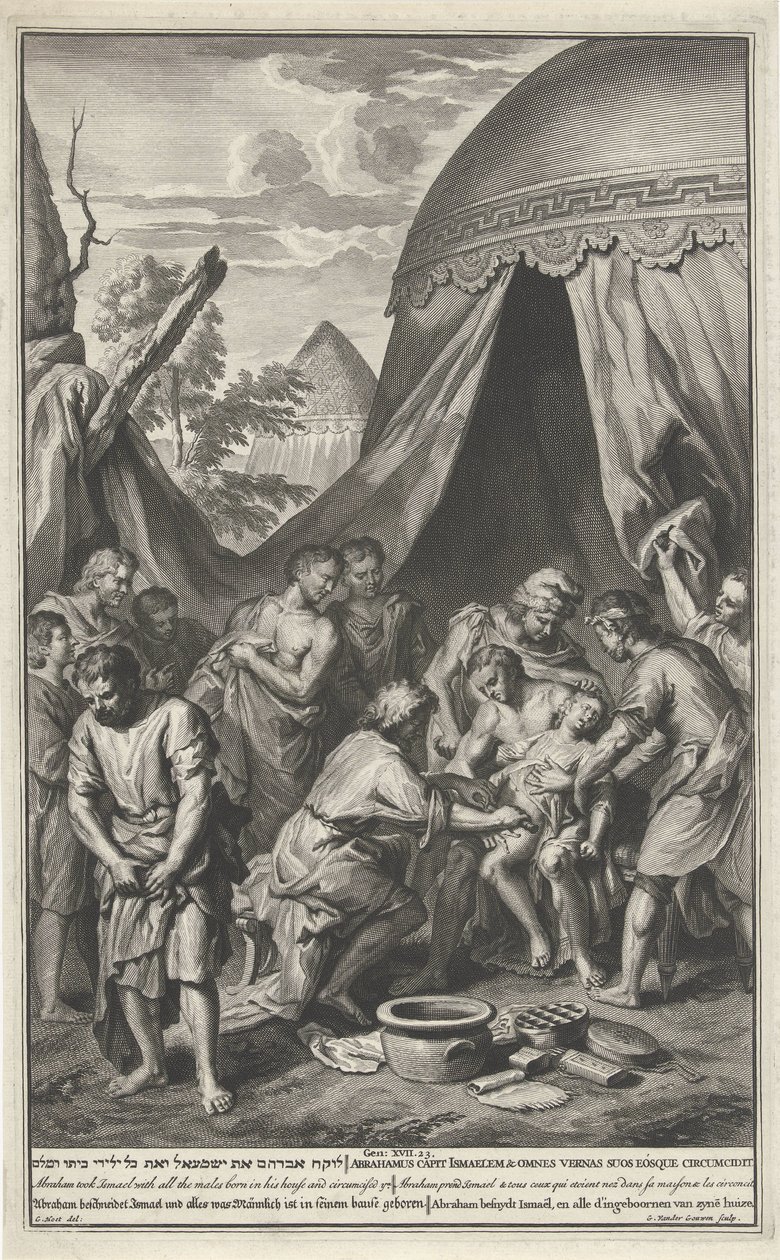 Ismaels omskæring af Gilliam van der Gouwen