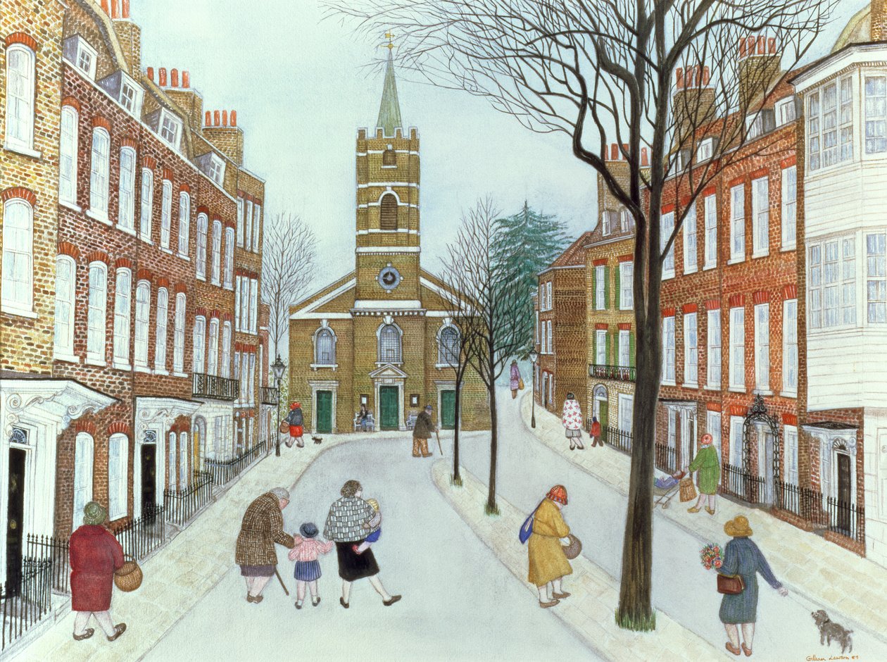 Church Row II, Hampstead af Gillian Lawson