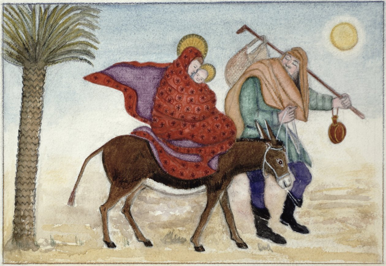 Flyvning til Egypten III af Gillian Lawson