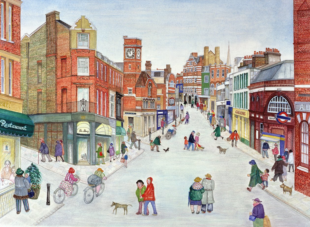 Heath Street, Hampstead af Gillian Lawson