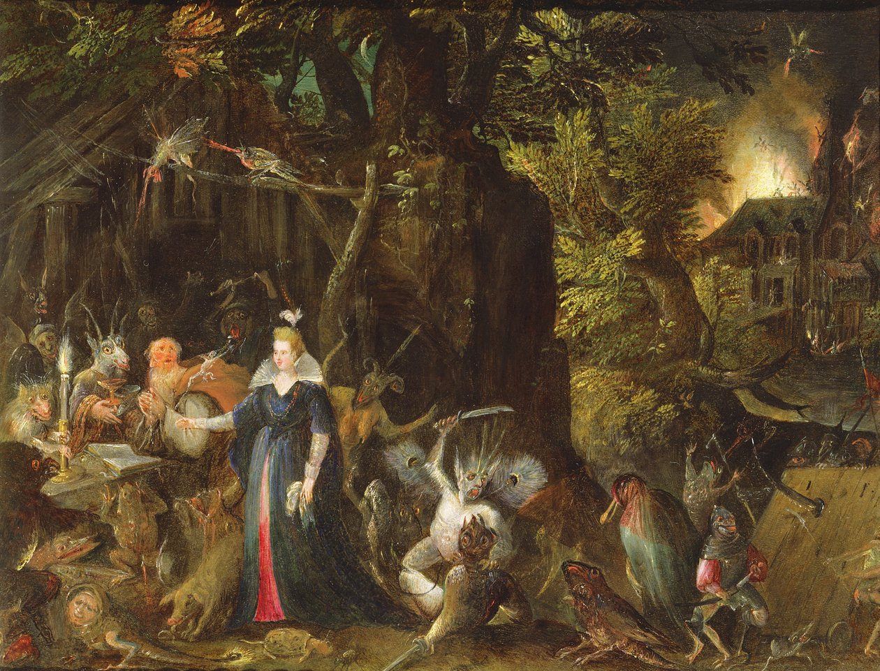 Sankt Anthonys fristelse af Gillis van III Coninxloo
