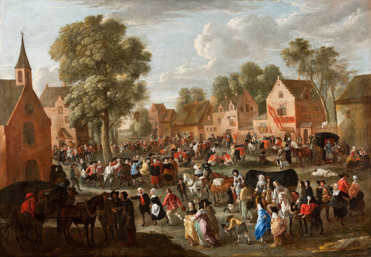 Landsbyfester af Gillis van Tilborgh the younger