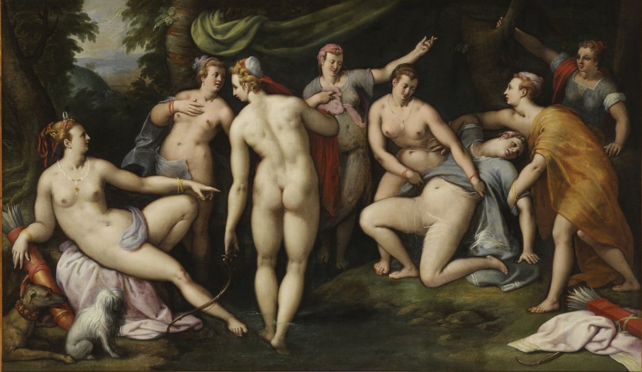 Diana opdager Callistos graviditet af Gillis Coignet