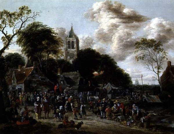 Markedsdag af Gillis Rombouts