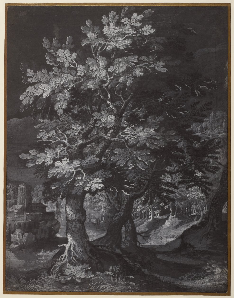 Skovscene af Gillis van Coninxloo