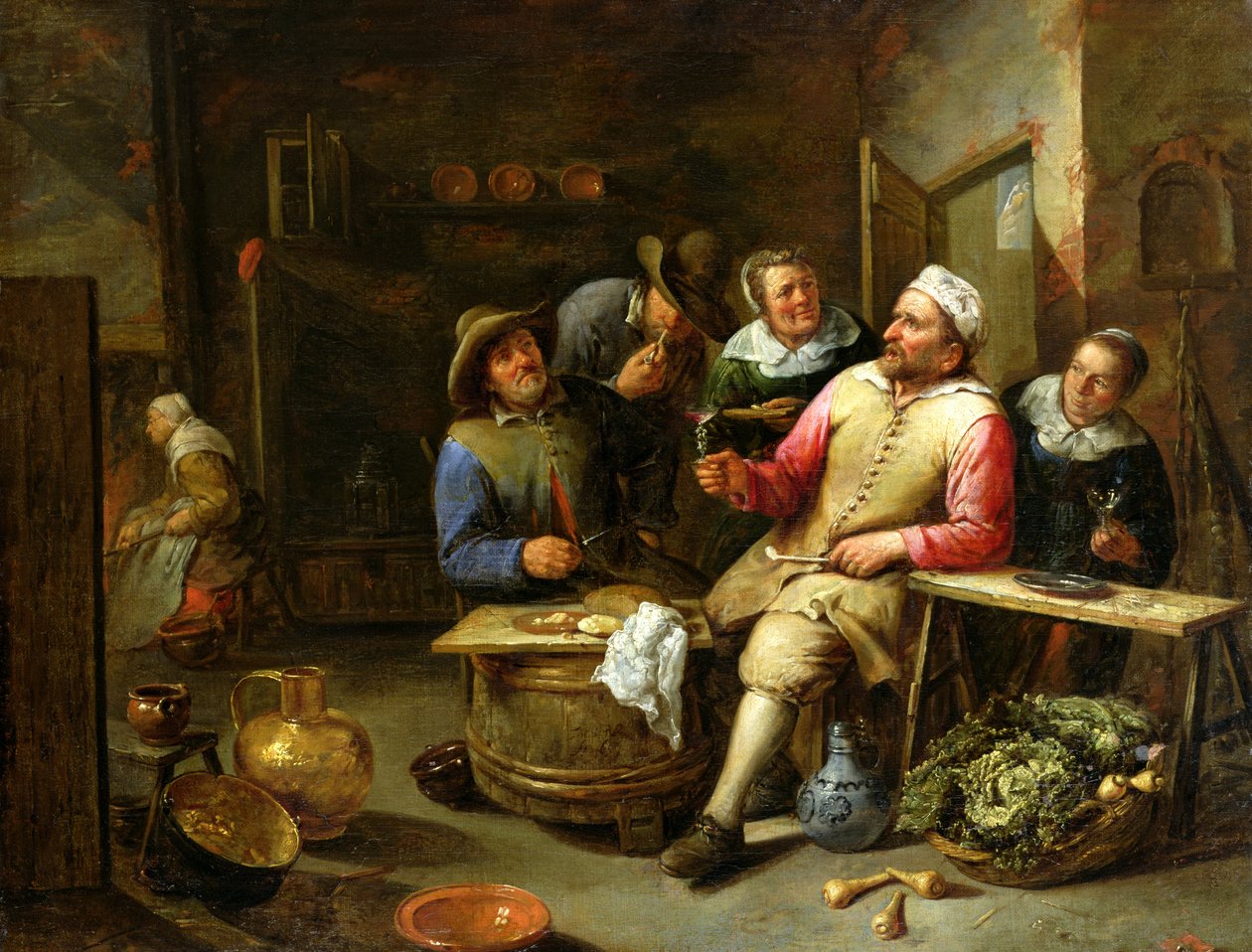 The Lounge Bar, 1657 af Gillis van Tilborgh the younger