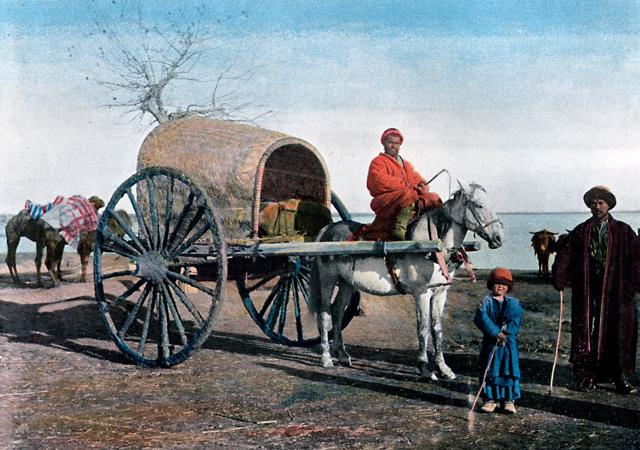 Bukhara vogn, Usbekistan, c1890 af Gillot