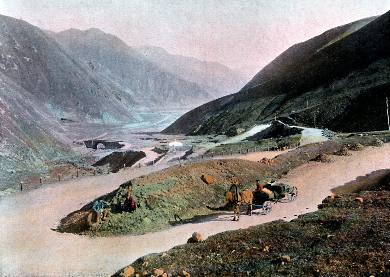 Georgian Military Road, c1890 af Gillot