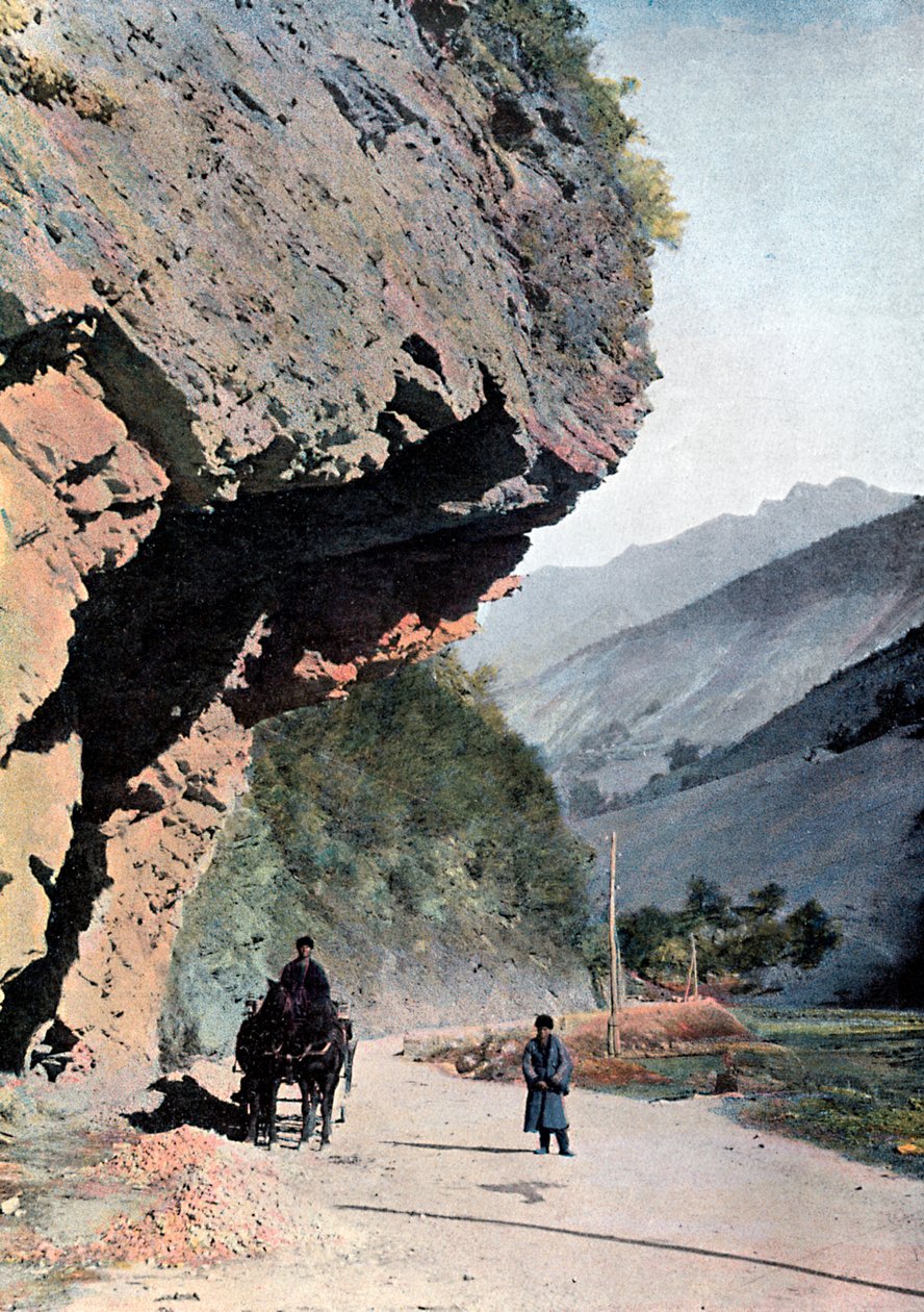 Rock tæt på landsbyen Annaour, c1890 af Gillot