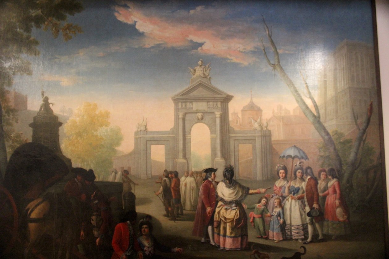 Porten til San Vicente af Ginés Andrés de Aguirre