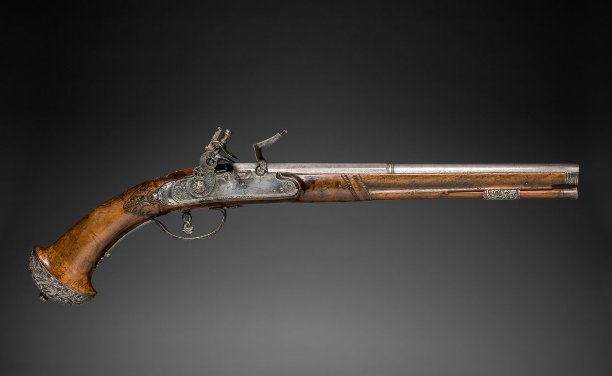 Flintlock Pistol, ca. 1690-1700. af Gio Borgognone