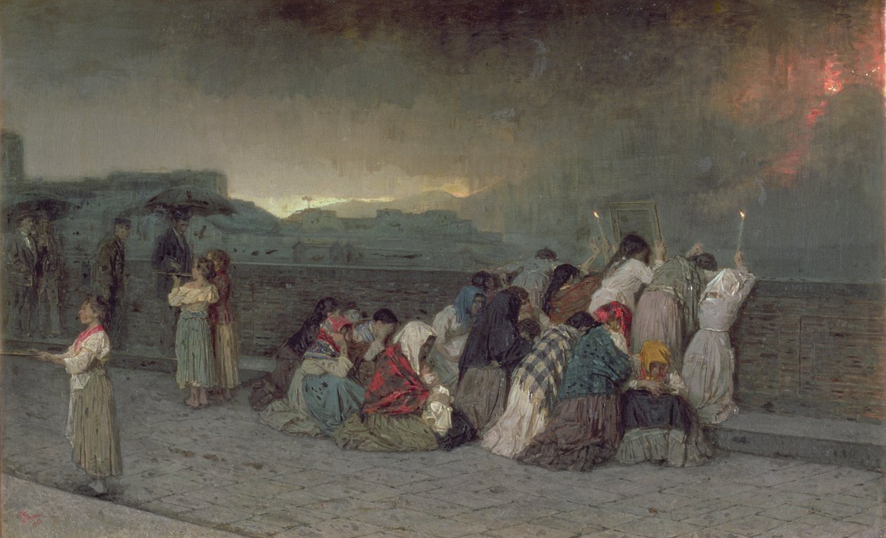 Askeregnen, 1880 af Gioacchino Toma