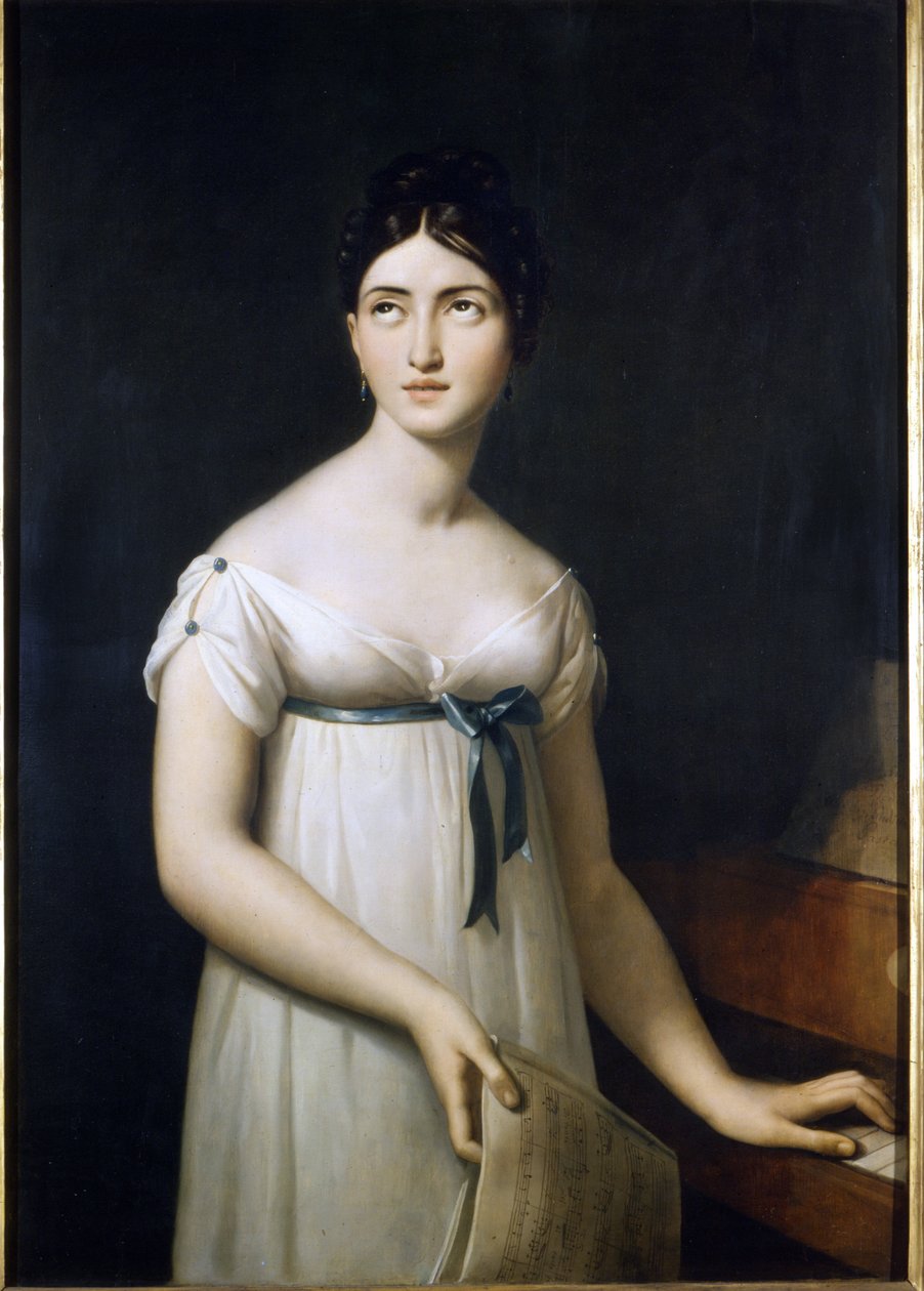 Giuditta Pasta (1797-1865). Maleri af Serangeli. Begyndelsen af ​​1800-tallet. Scala Museum af Gioacchino Giuseppe Serangeli