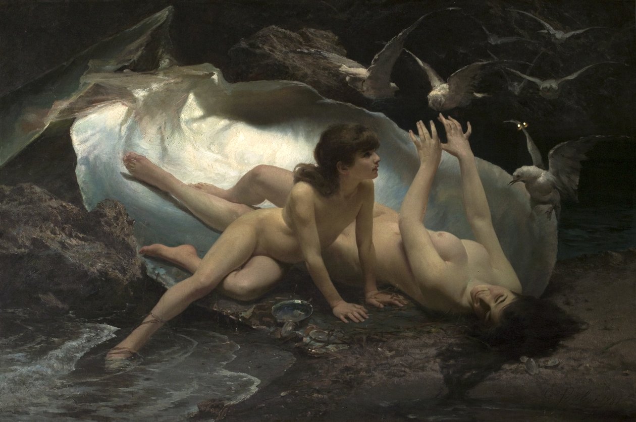 Naiaderne, 1881 af Gioacchino Pagliei