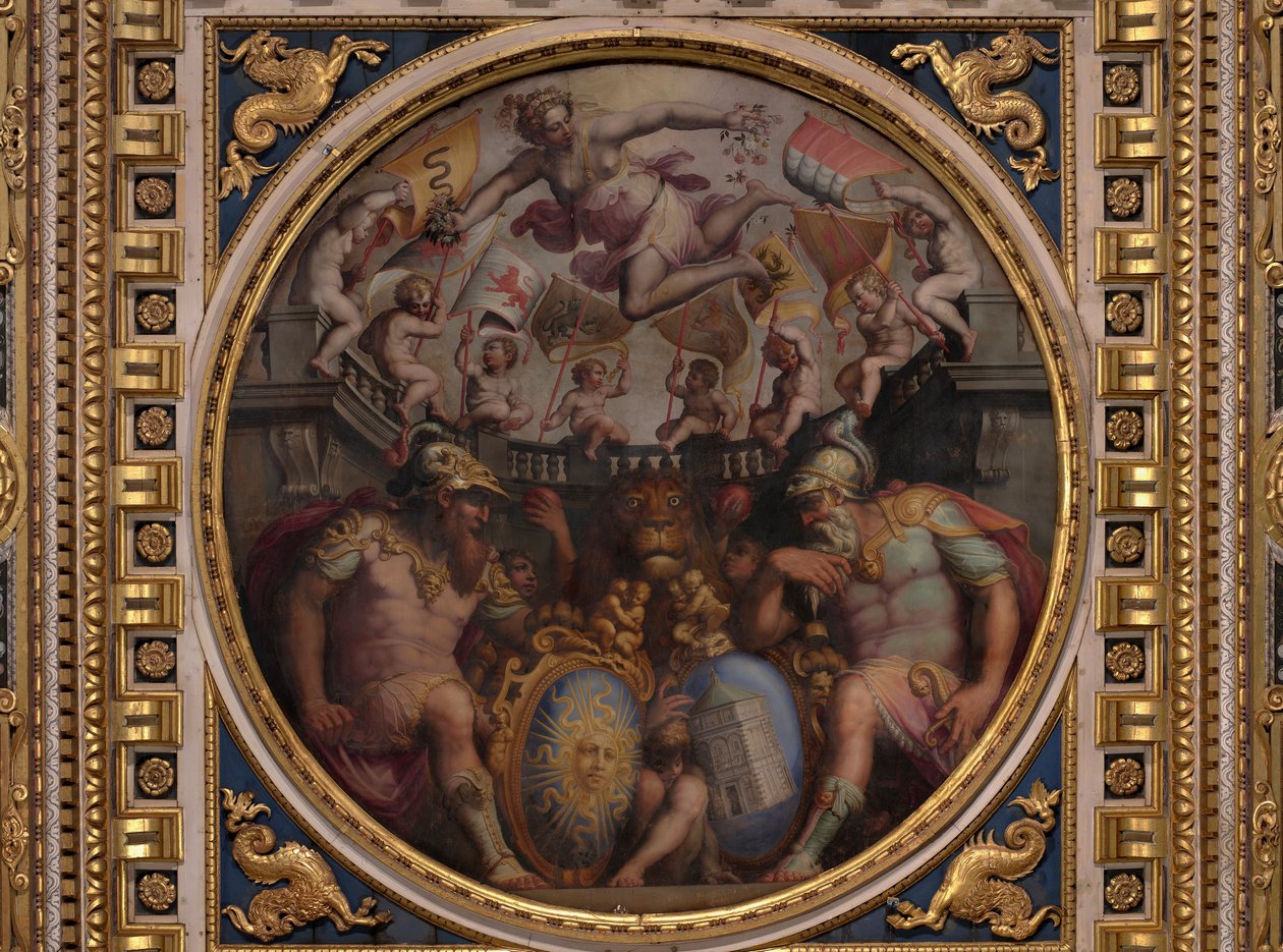 Allegorier om kvartererne i San Giovanni og Santa Maria Novella af Giorgio Vasari