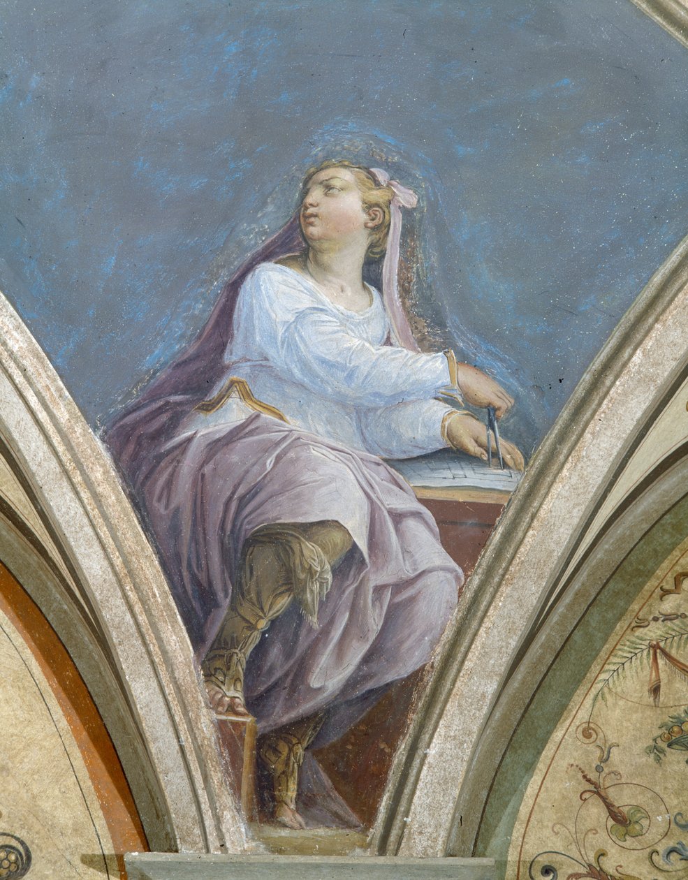 Arkitektur, De fire kunster, Peduccio, Camera della Fama, 1542 af Giorgio Vasari