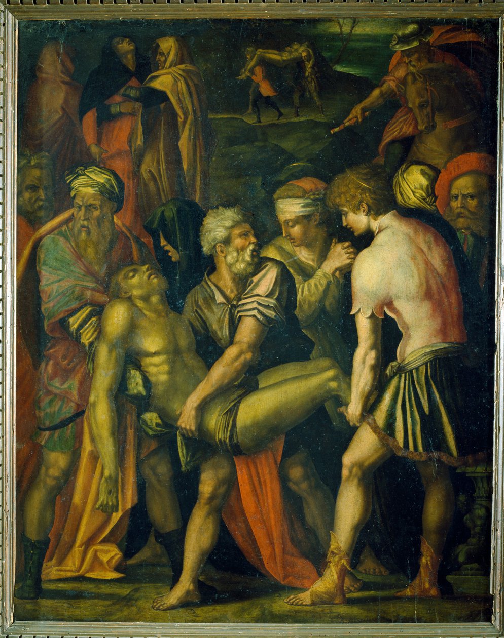 Kristus bar til korset, Camera di Abramo, 1532 af Giorgio Vasari