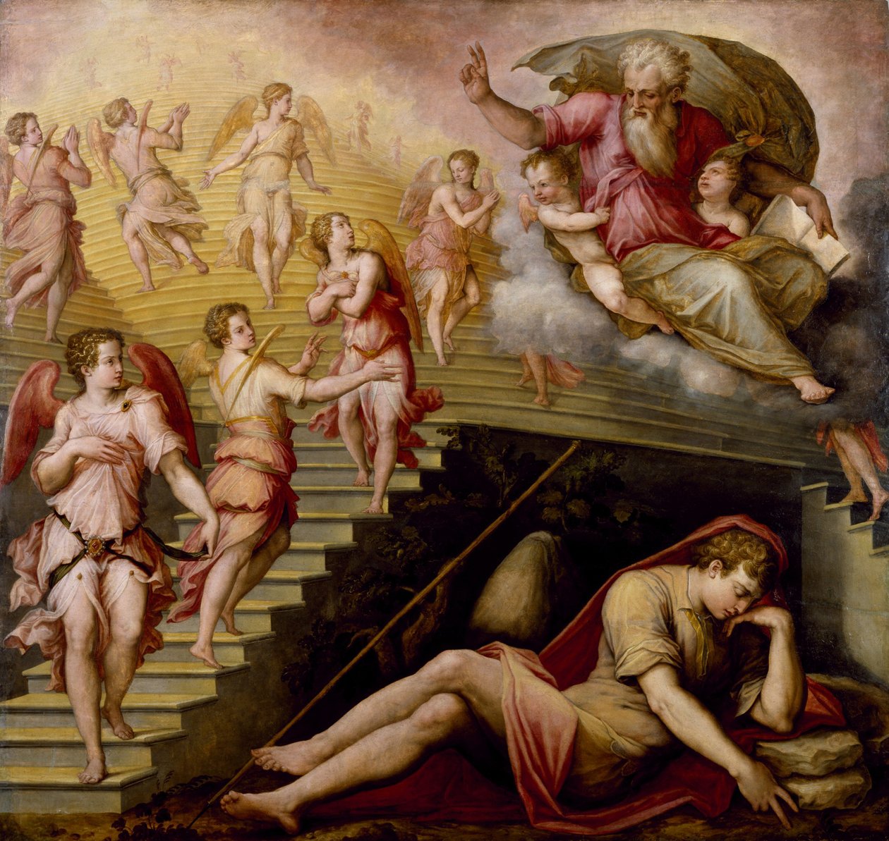 Jakobs drøm, 1558 af Giorgio Vasari