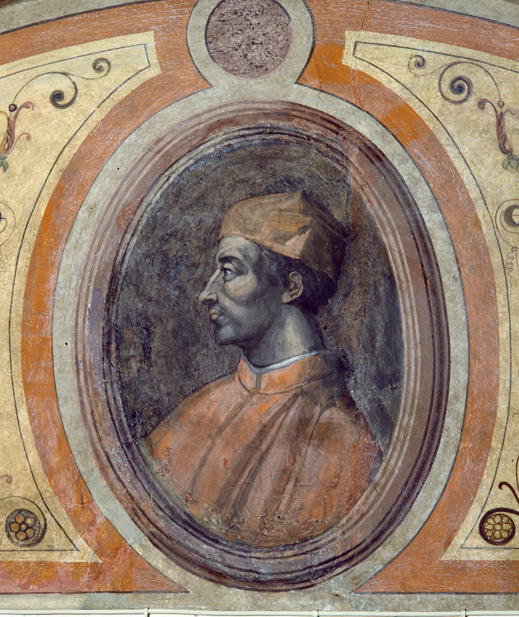 Portræt af en mand, Chamber of Fame, 1548 af Giorgio Vasari