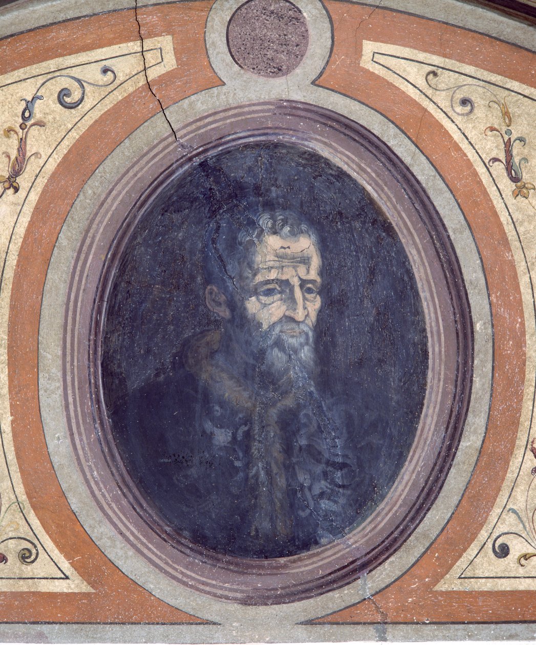 Portræt af en mand, Camera della Fama, 1548 af Giorgio Vasari