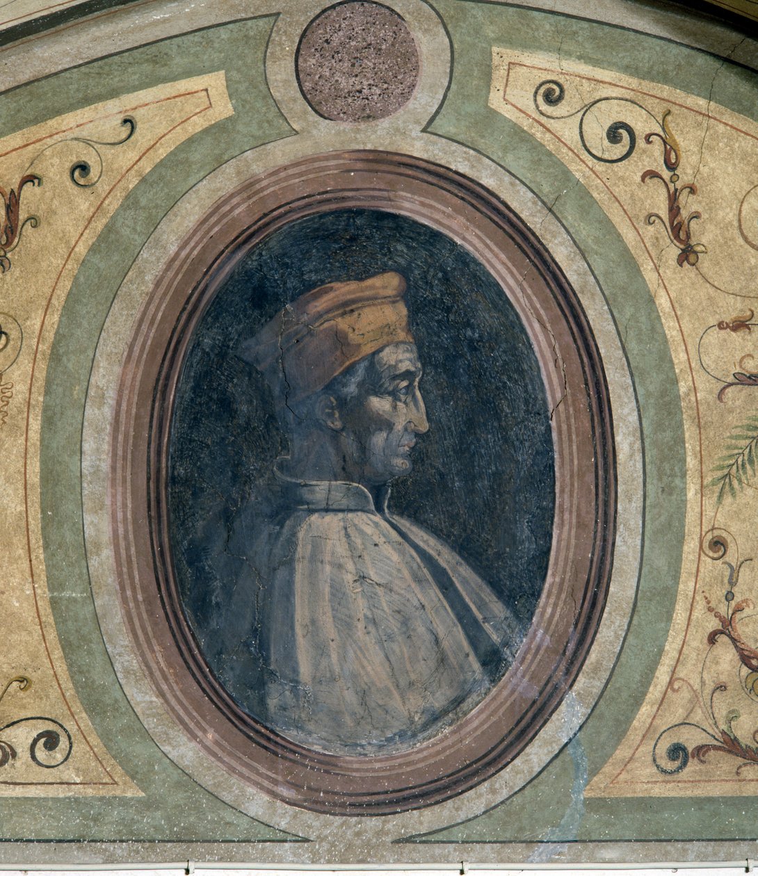 Portræt af en mand, Chamber of Fame, 1548 af Giorgio Vasari