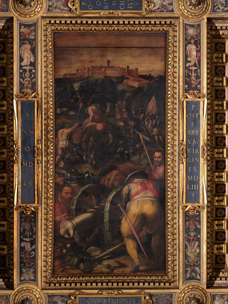 Storm af Monteriggioni af Giorgio Vasari
