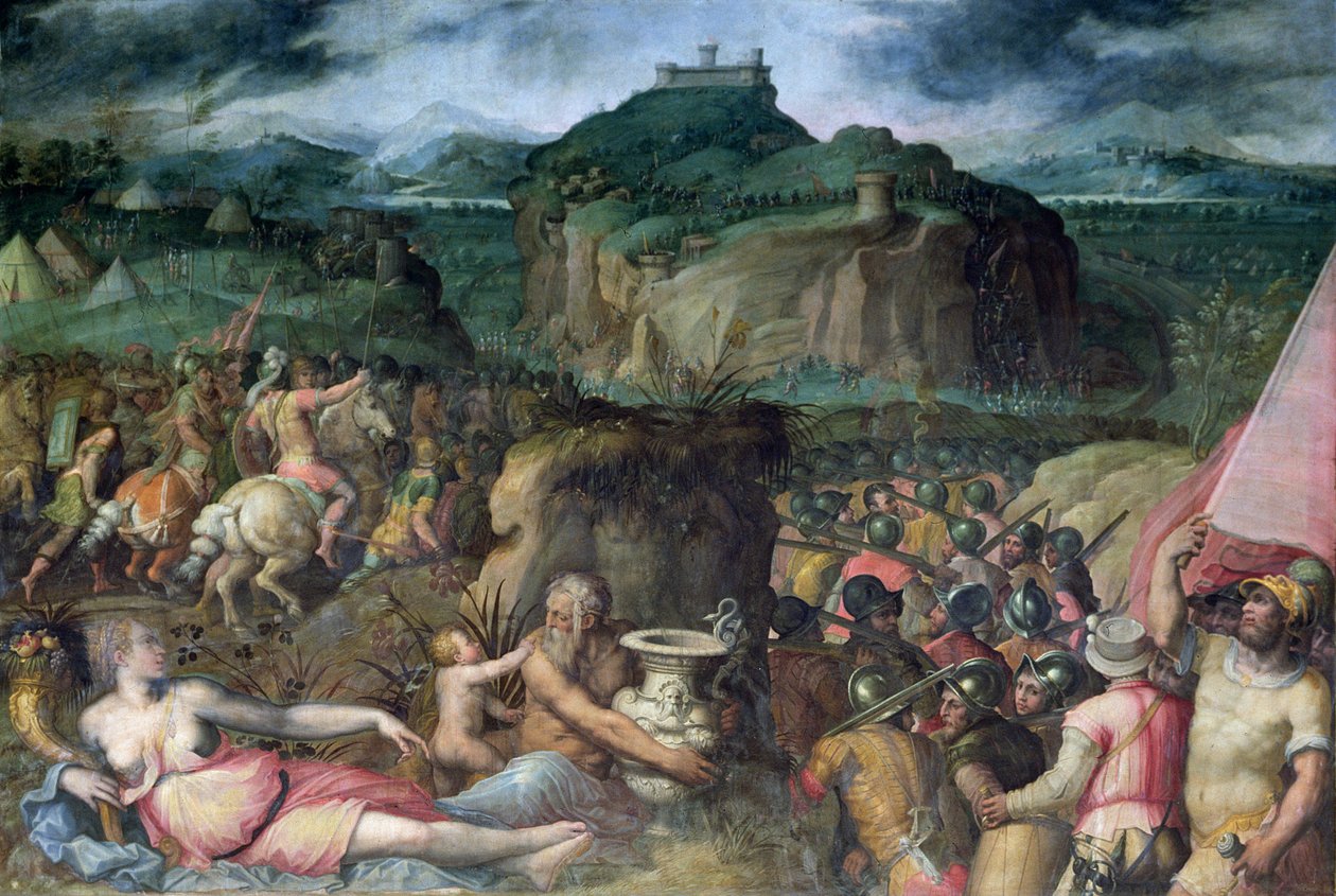 Belejringen af San Leo (se 139094) af Giorgio Vasari