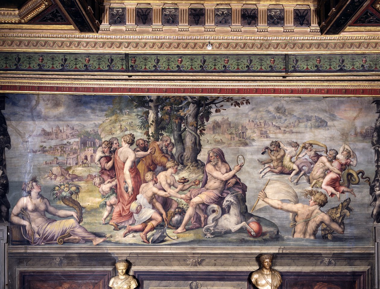 De første frugter fra jorden tilbød Saturn af Giorgio Vasari