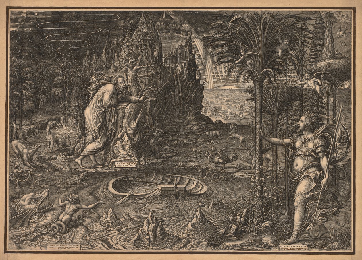 Allegory of Life, 1561. af Giorgio Ghisi