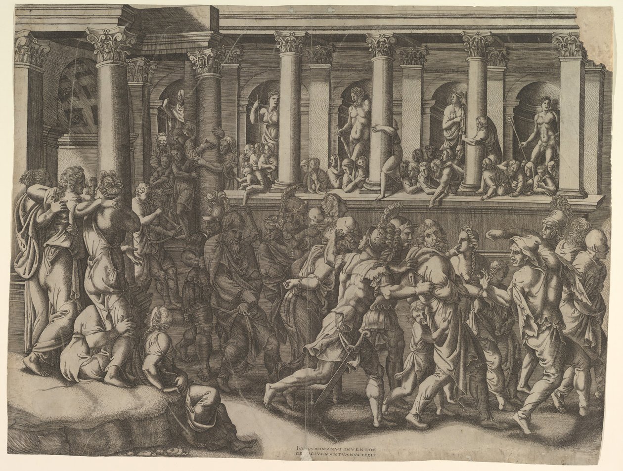 Fangernes hån, ca. 1540. af Giorgio Ghisi