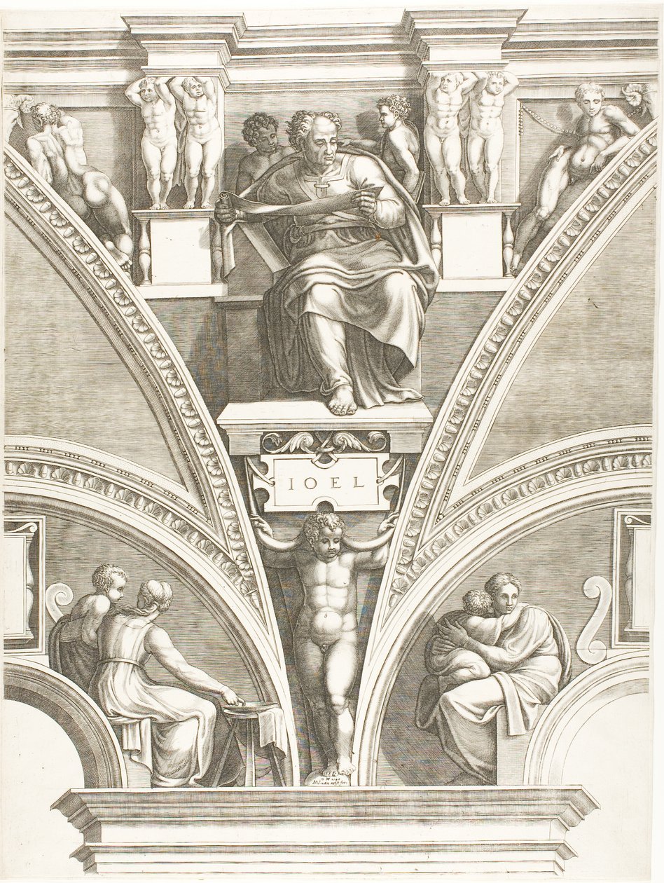 Profeten Joel af Giorgio Ghisi