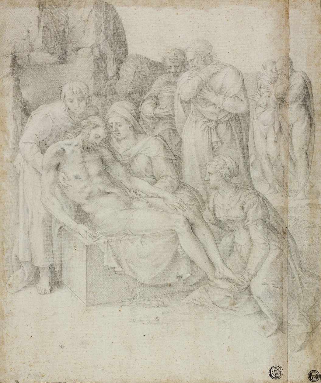 Klagesang, 1540-68 af Giorgio Giulio Clovio
