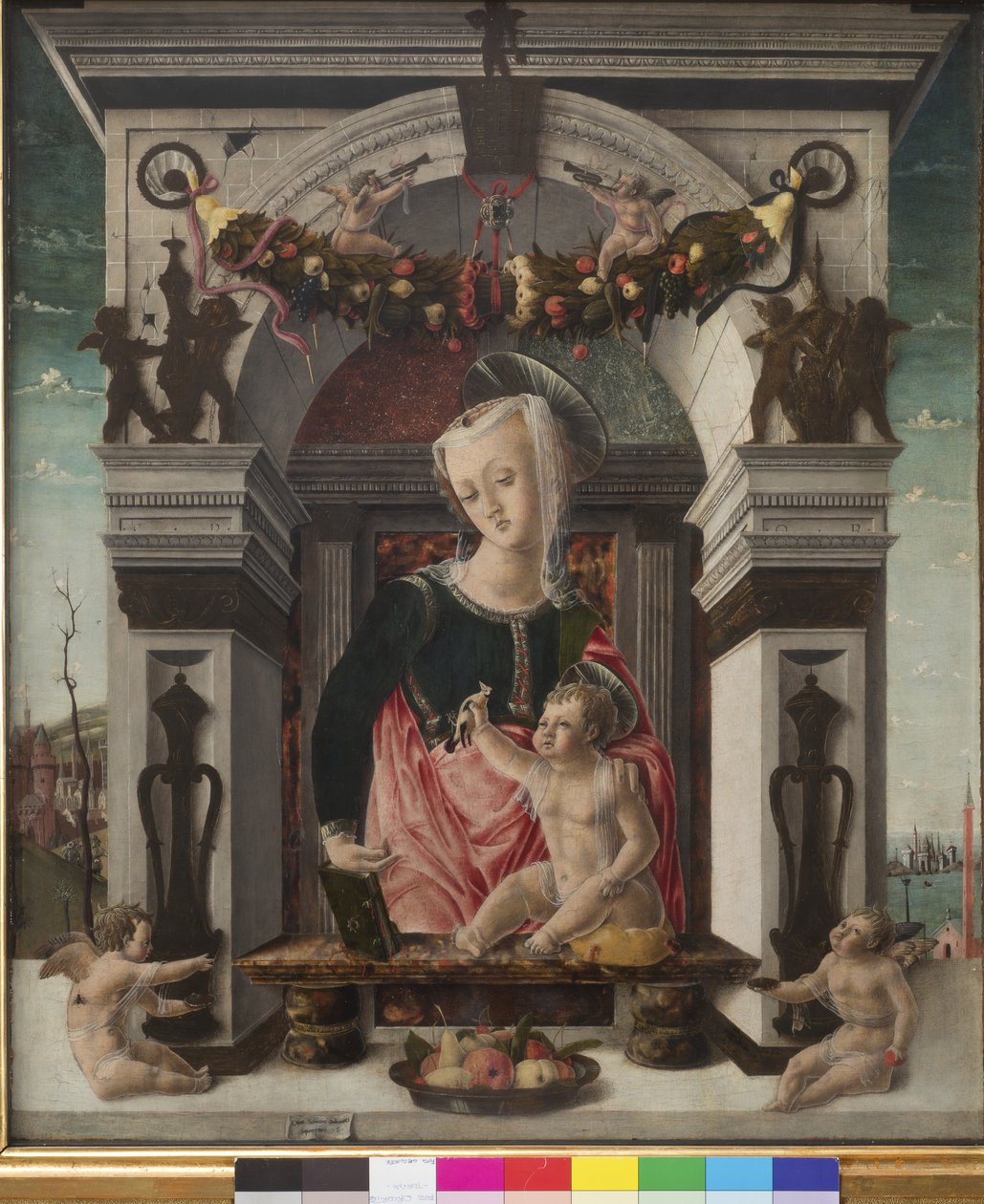 Madonna og barn, 1456-60 af Giorgio Schiavone