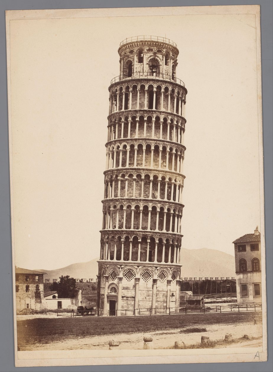 Tårnet i Pisa af Giorgio Sommer (attributed to)