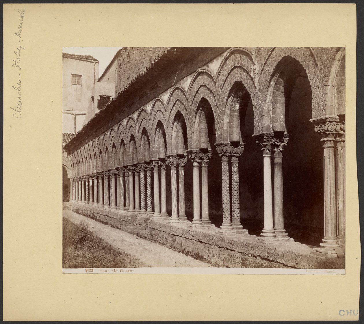 Klostergården i Monreale af Giorgio Sommer